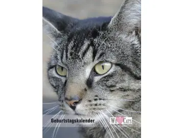 Katzen Geburtstagskalender A5