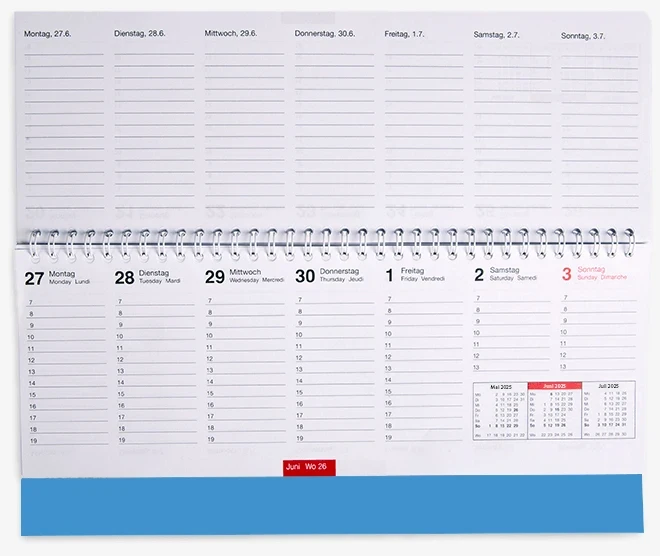 Tischkalender ab 25 Stk.